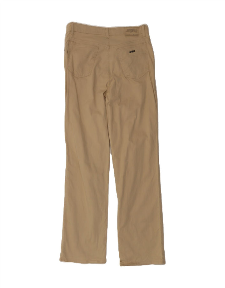 KRIZIA Womens Straight Casual Trousers W32 L29 Beige Cotton Vintage Krizia and Second-Hand Krizia from Messina Hembry 