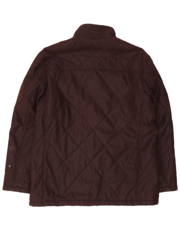 Jaqueta corta-vento masculina Douglas UK 44 2XL Borgonha