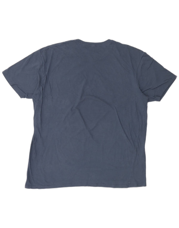 Camiseta masculina Rip Curl com ajuste padrão gráfico 2XL algodão azul marinho