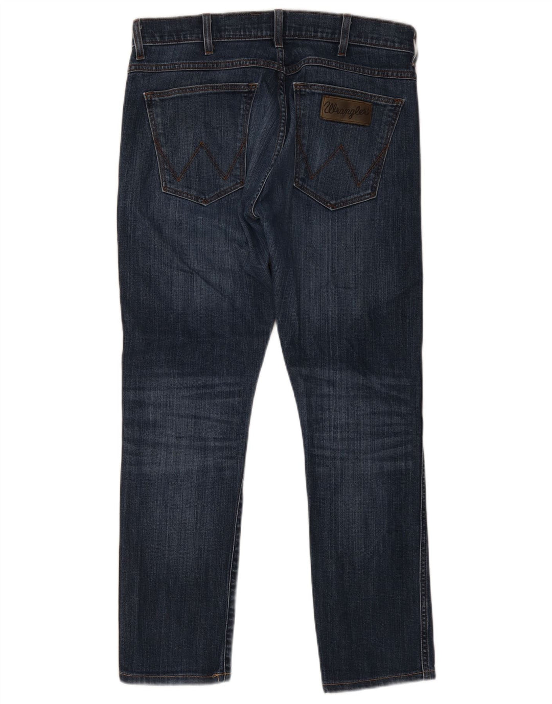 Wrangler Masculino Bryson Slim Jeans W33 L28 Azul Marinho Algodão