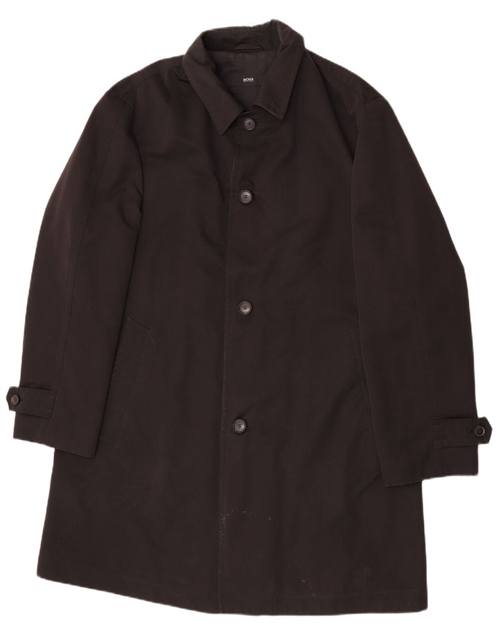 Capa de chuva masculina Hugo Boss IT 56 3XL poliéster preto
