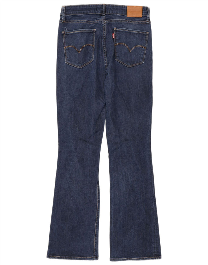 Calça Jeans Levis Feminina 725 High Rise Bootcut W29 L32 Azul Marinho Lyocell