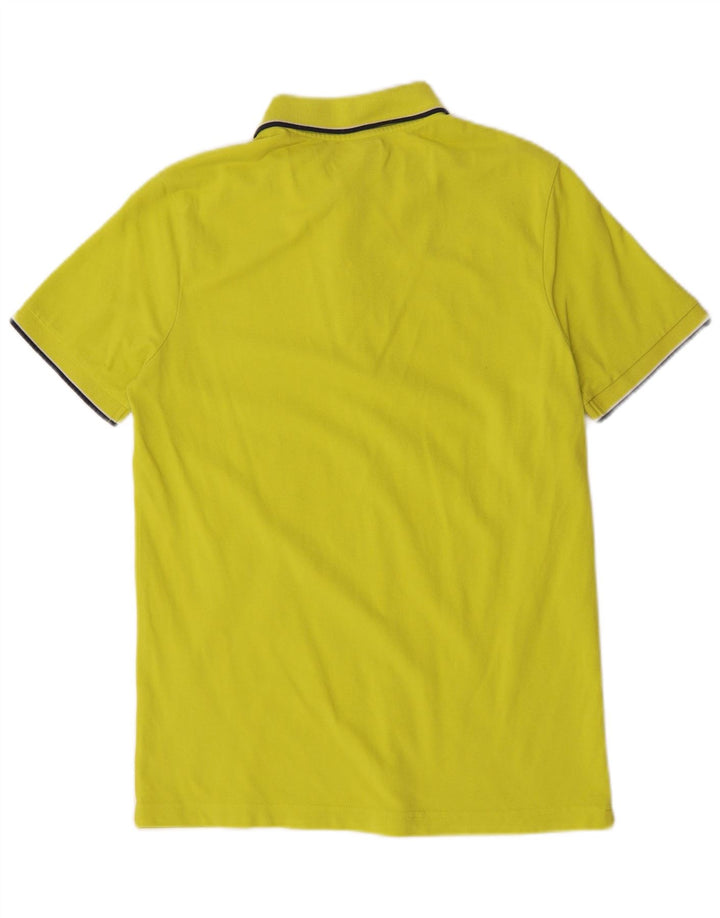 Camisa polo masculina KAPPA algodão amarelo médio