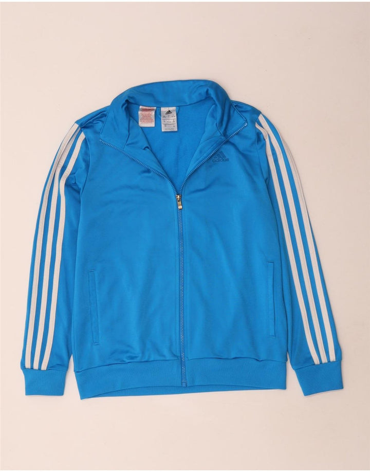 Casaco de treino adidas menino 13-14 anos azul poliéster