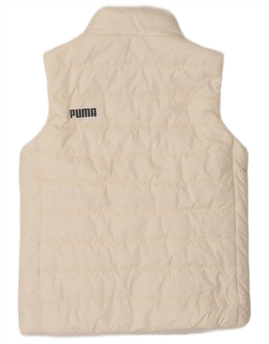 Colete acolchoado feminino Puma UK 10 pequeno poliéster branco