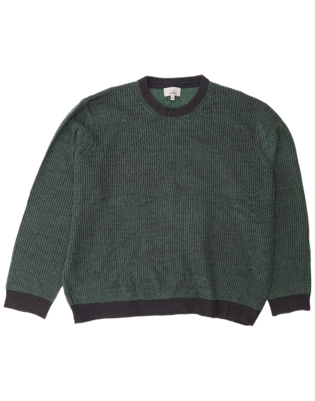 Suéter masculino Marks & Spencer com gola redonda 2XL acrílico verde