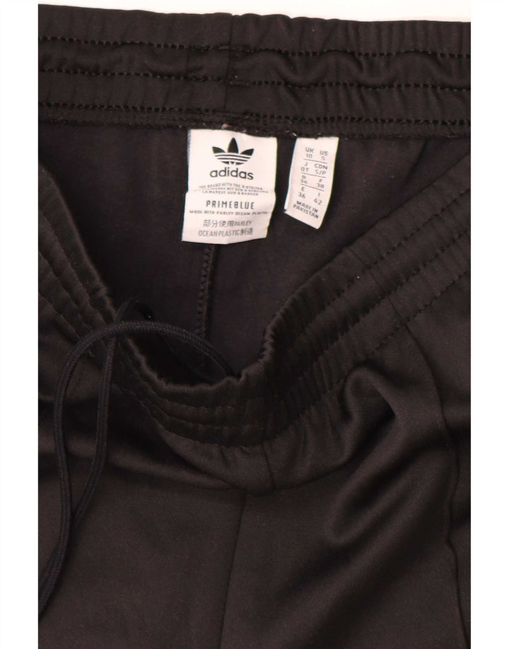 Calças de treino femininas Adidas UK 10 pequenas pretas