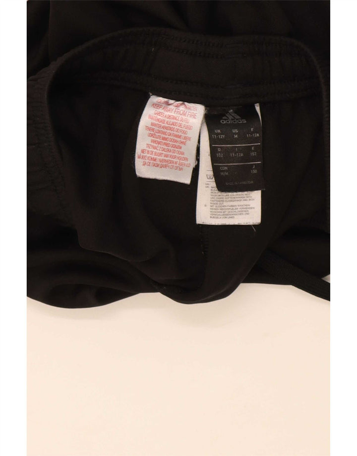 Calças de treino Adidas meninos 11-12 anos poliéster preto