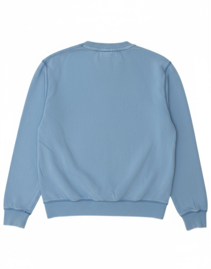 JACK WILLS Suéter gráfico masculino de algodão azul médio