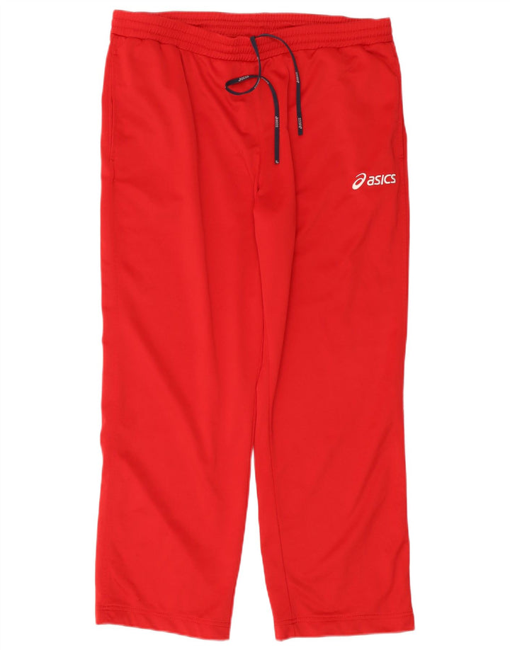 Calça de treino masculina Asics XL vermelho poliéster
