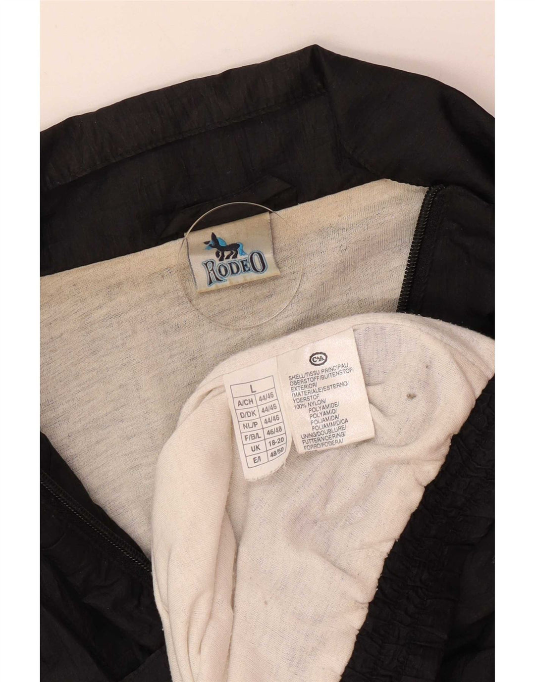 Rodeo Womens Treino Oversized Top Jacket UK 18/20 XL Preto Nylon