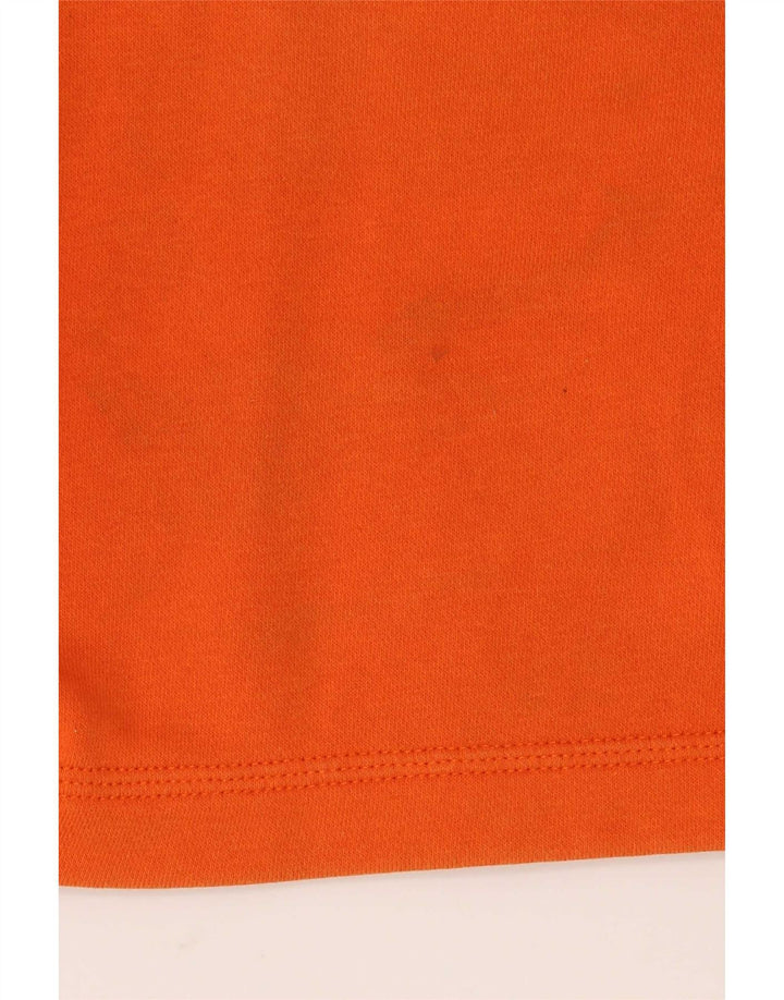 Shorts esportivos masculinos Nike médio laranja algodão