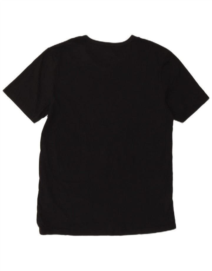 Camiseta masculina Hugo Boss Top médio algodão preto