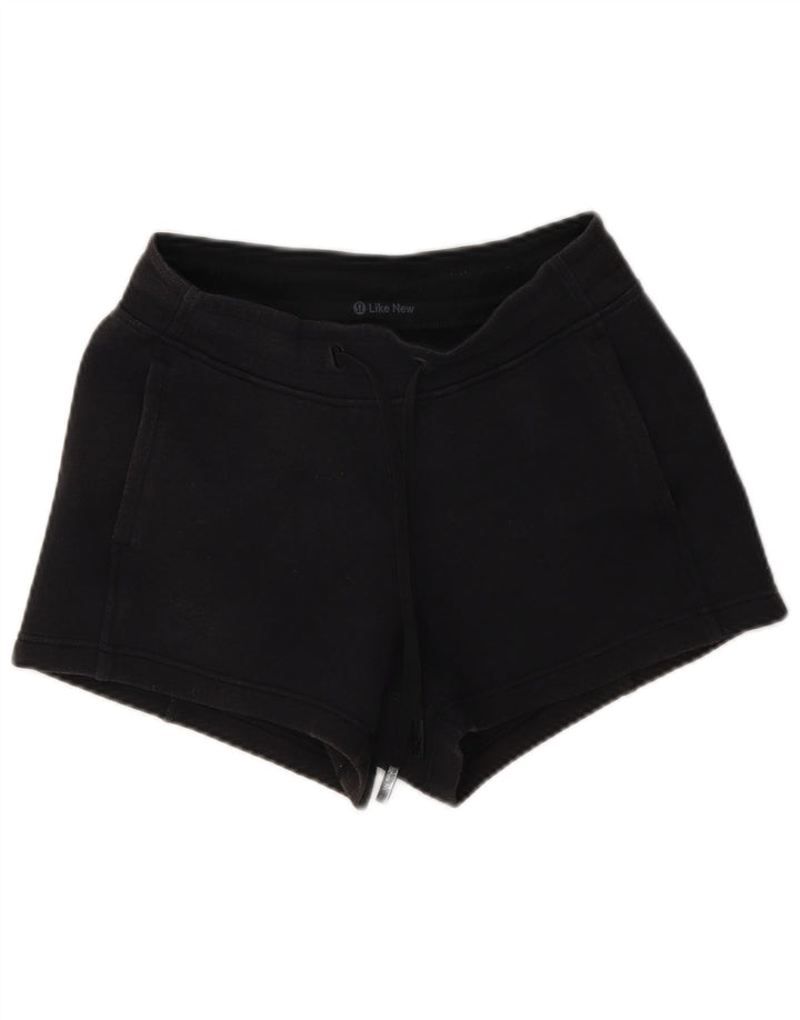 Shorts esportivos femininos Lululemon US 4 pequenos pretos