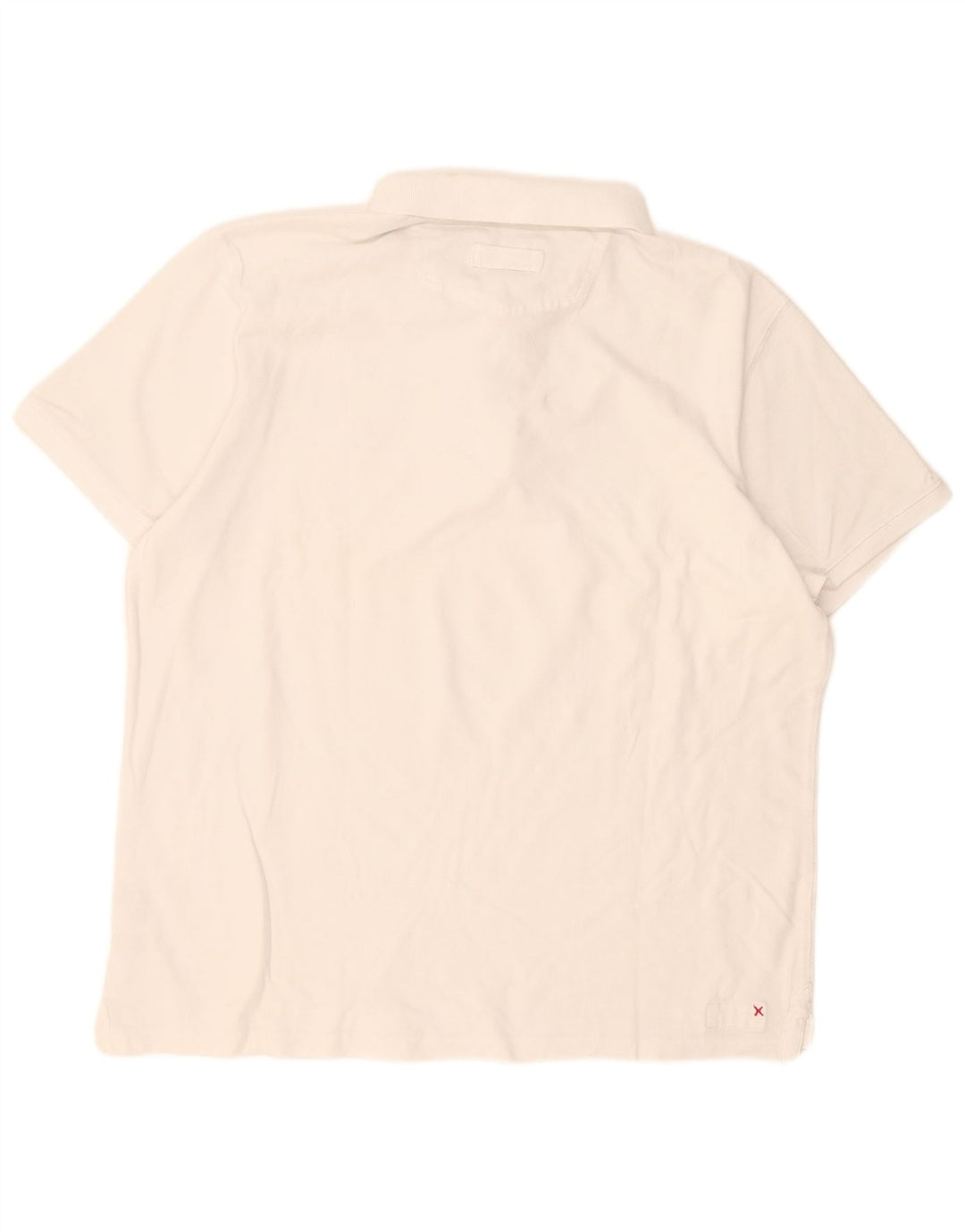 Camisa polo masculina Fat Face XL algodão branco