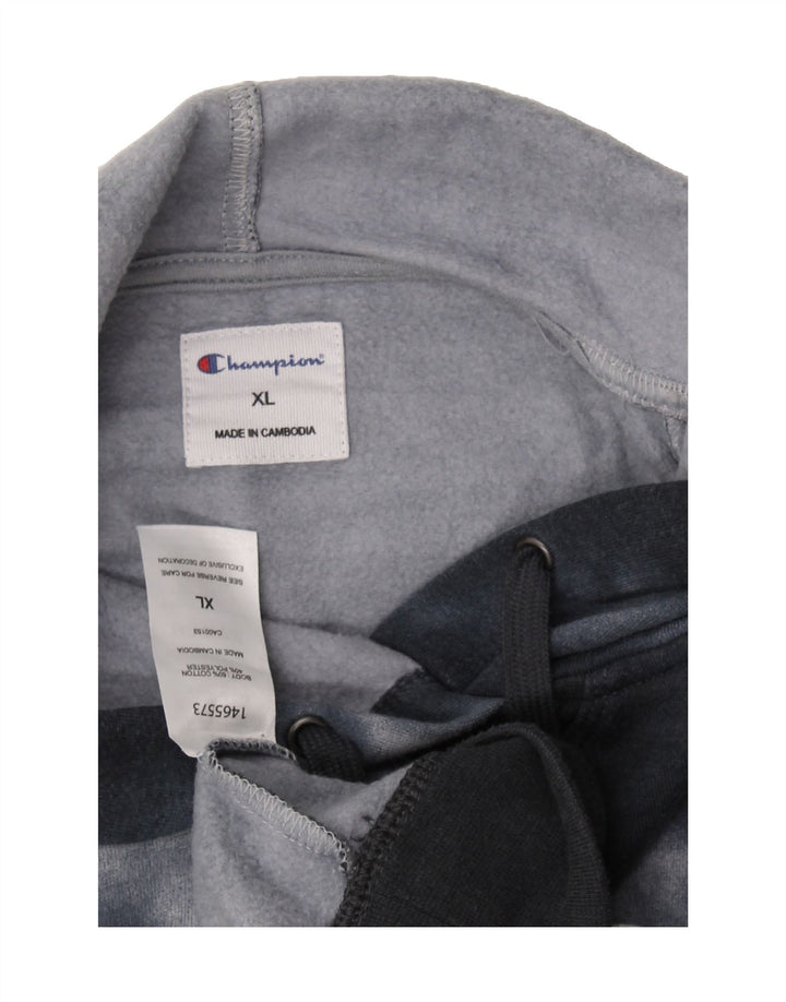 CHAMPION Womens Hoodie Jumper UK 18 XL Grey Tie Dye Cotton Vintage Champion and Second-Hand Champion from Messina Hembry 