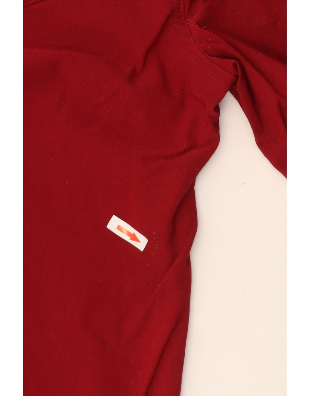 Calça casual reta masculina Moschino W33 L33 vermelha