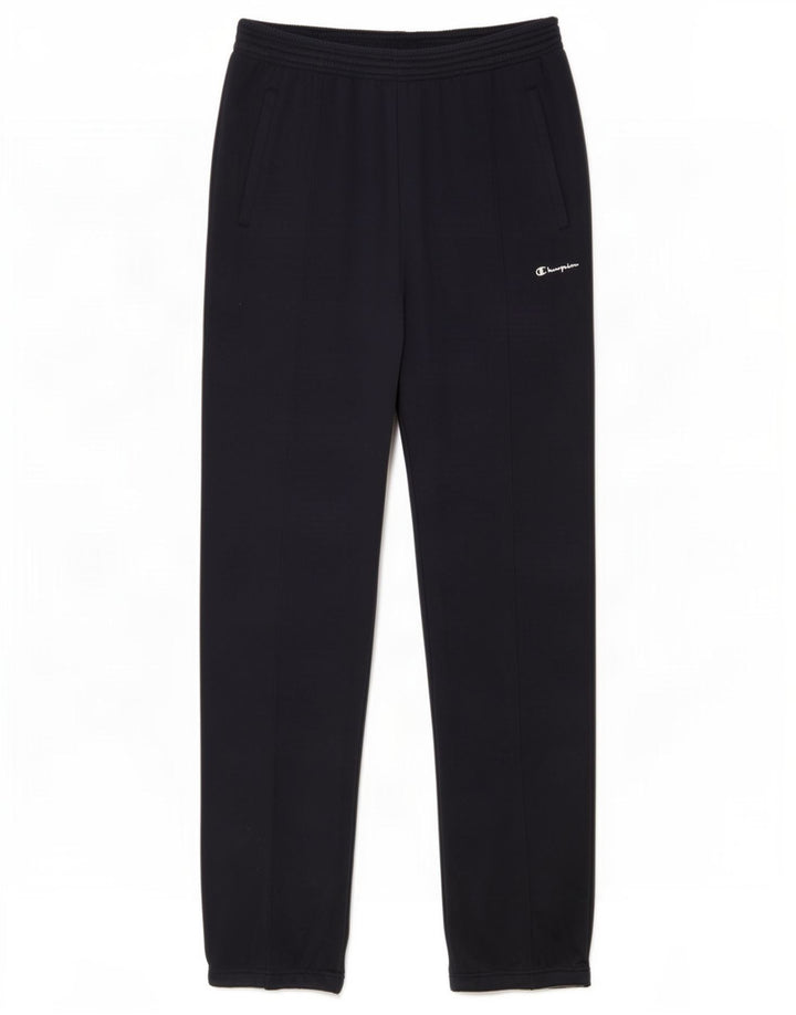 Calça de treino masculina Champion grande poliéster azul marinho