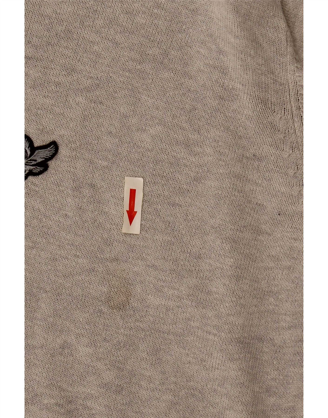 Lyle & Scott Suéter masculino Heritage com decote em V, grande algodão cinza
