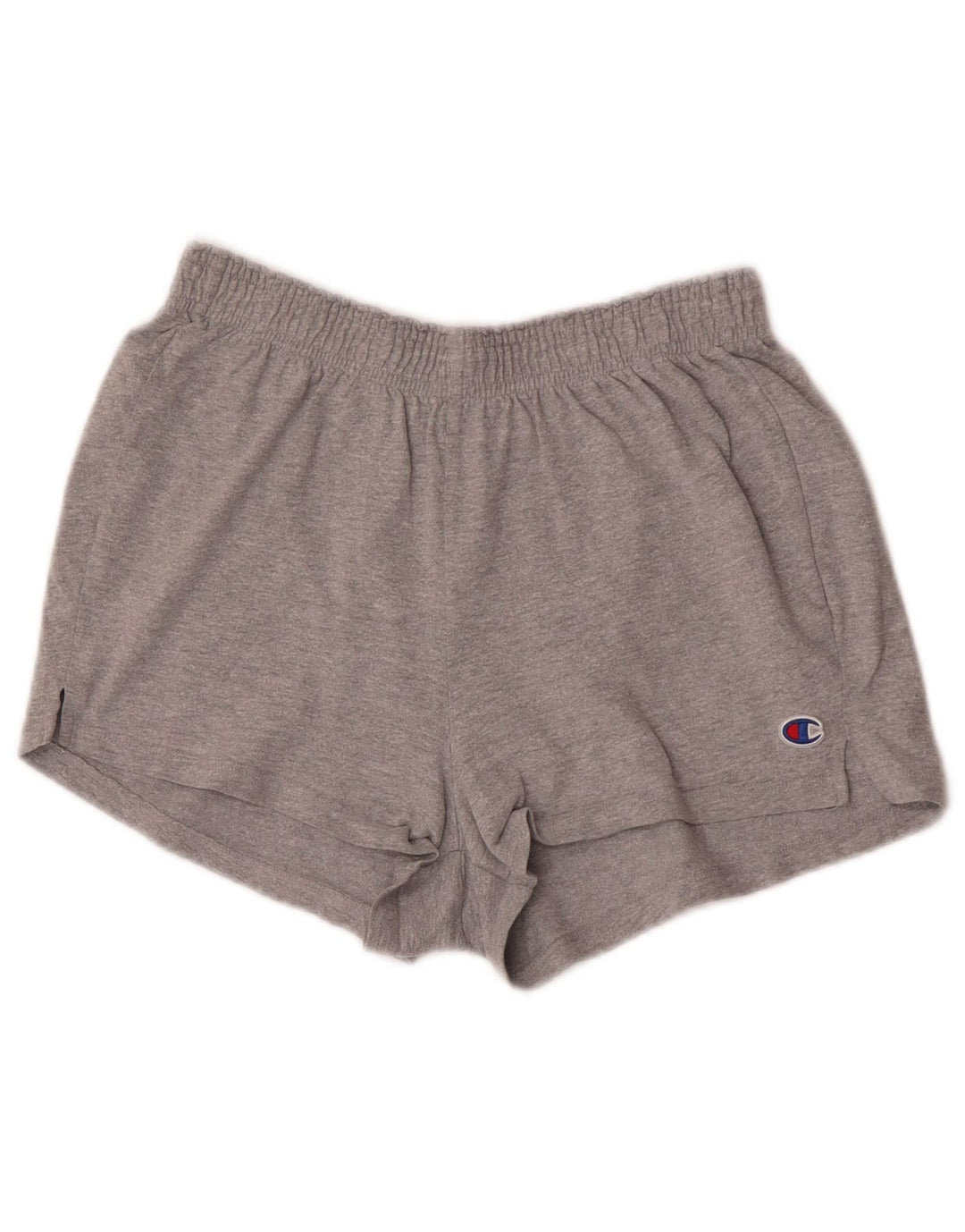 Shorts esportivos femininos Champion UK 14 algodão cinza médio