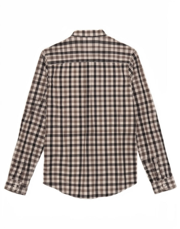 Camisa Benetton Boys 11-12 Anos Xadrez Multicolorido