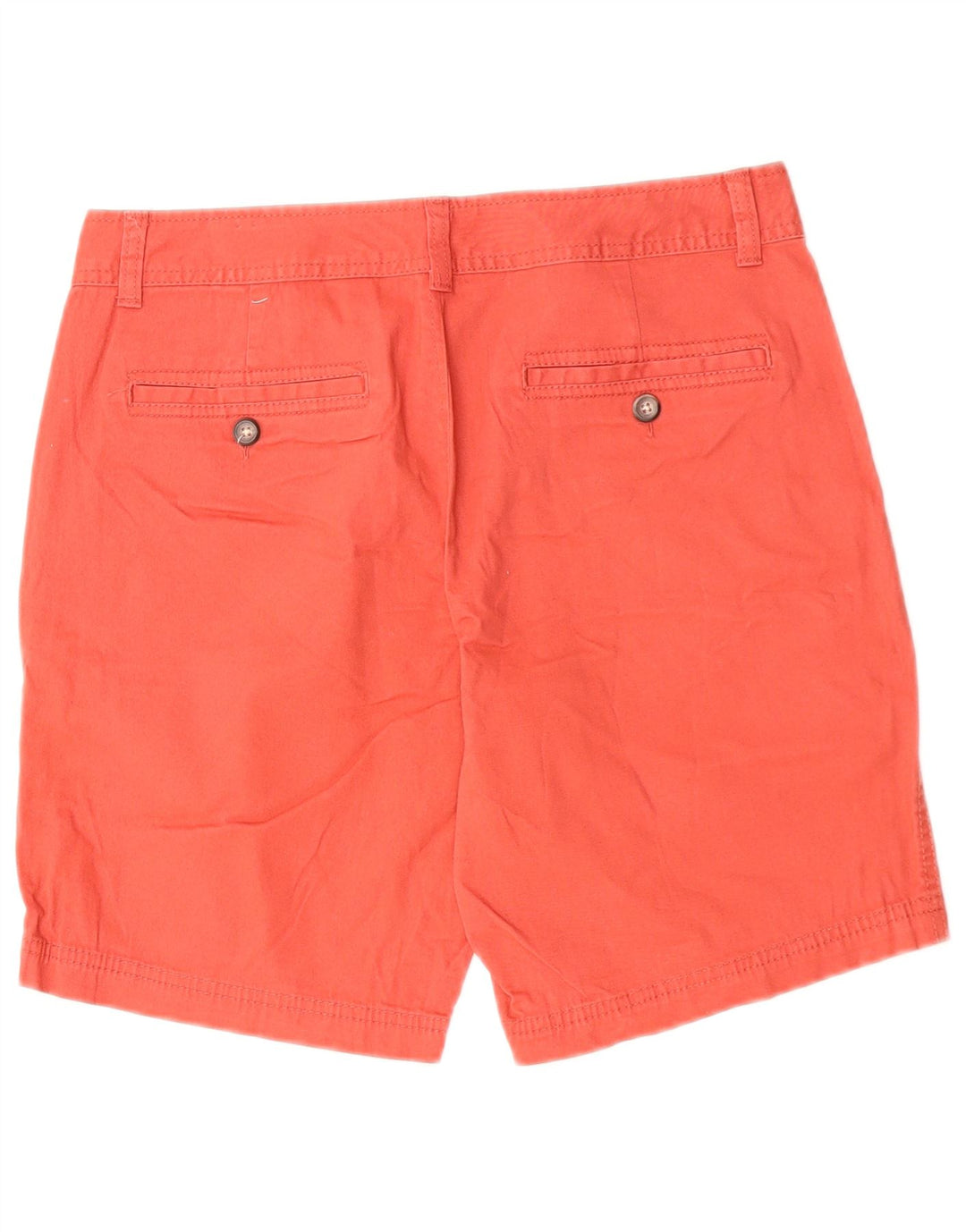 Shorts Chino feminino DOCKERS US 6 médio W30 algodão laranja