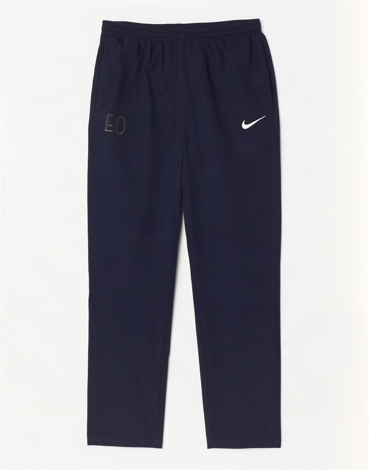Calça de treino masculina Nike Dri Fit grande poliéster azul marinho