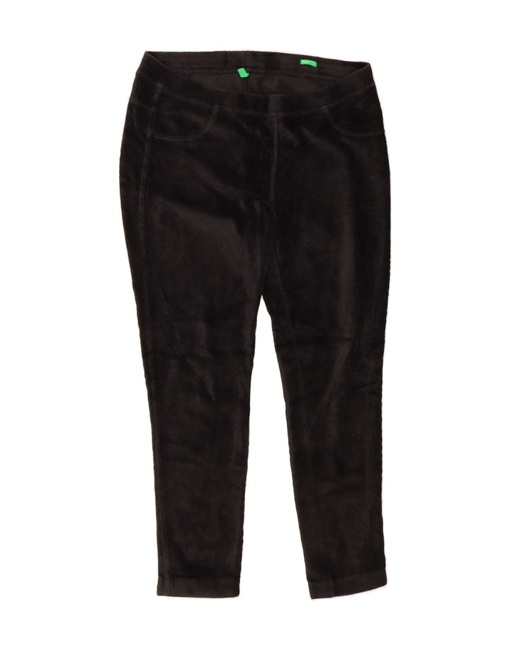 BENETTON Womens Jegging Corduroy Trousers W30 L26 Black Vintage Benetton and Second-Hand Benetton from Messina Hembry 