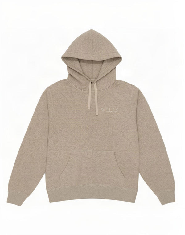 Jumper com capuz feminino Jack Wills Reino Unido 12 algodão manchado cinza médio