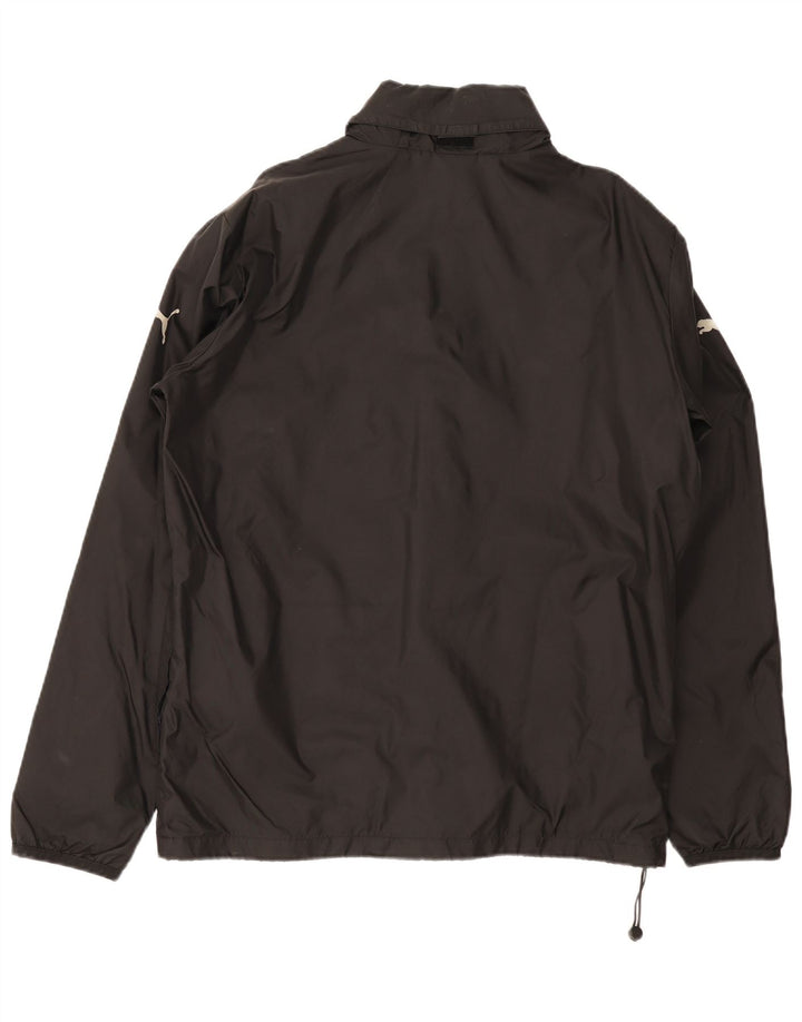 Puma Mens Treino Top Jaqueta Grande Nylon Preto