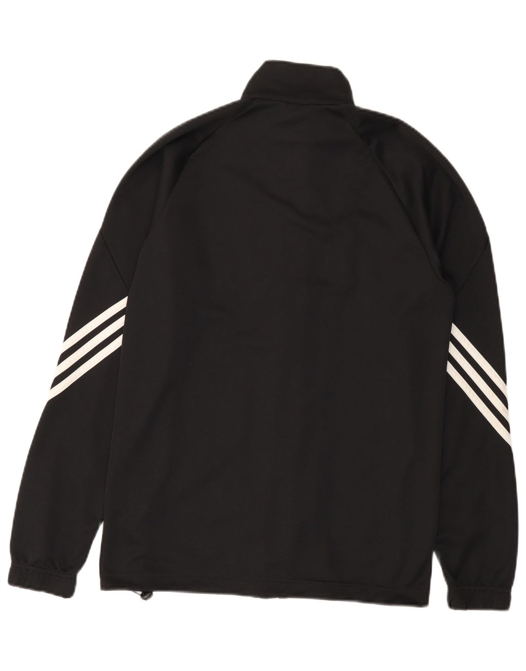 Adidas Mens Climalite Tracksuit Top Jacket Pequeno Poliéster Preto