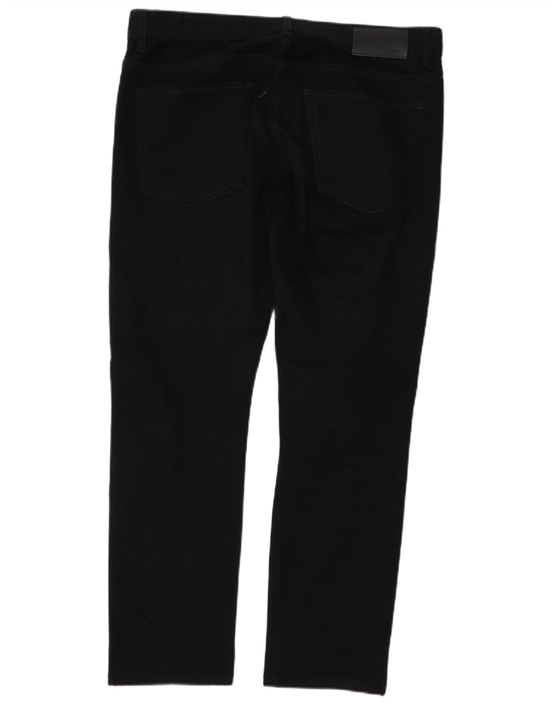 HUGO BOSS Calça jeans reta masculina W36 L29 algodão preto