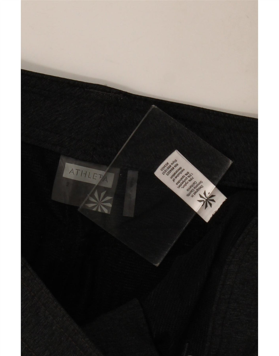 Mini saia feminina ATHLETA US 2 XS W30 cinza nylon