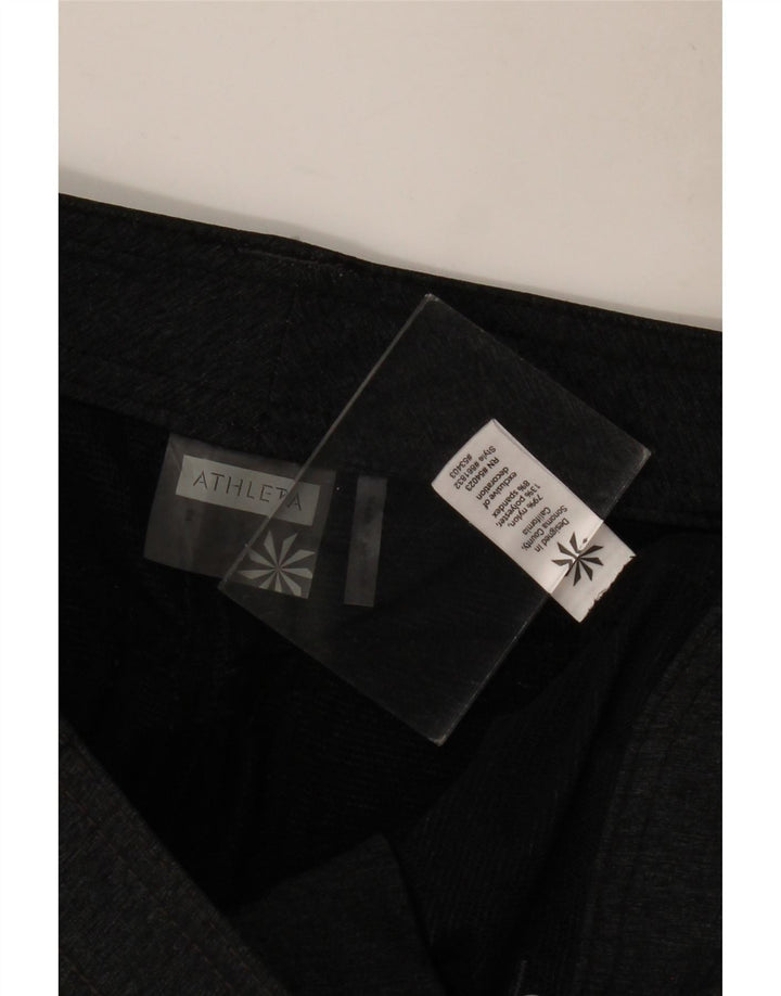 Mini saia feminina ATHLETA US 2 XS W30 cinza nylon