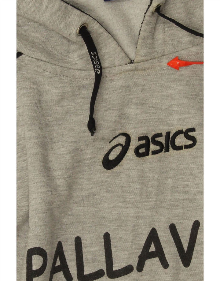 ASICS Mens Graphic Hoodie Jumper XL Cinza