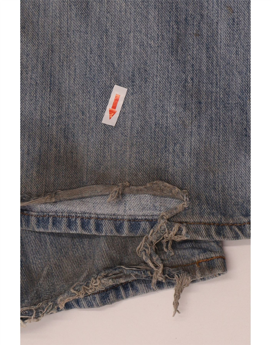 Jeans retos masculinos Levi's W34 L32 algodão azul