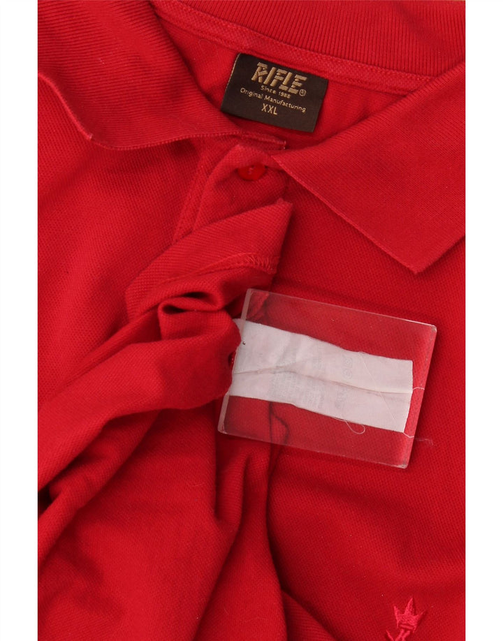 Camisa pólo masculina Rifle 2XL Borgonha