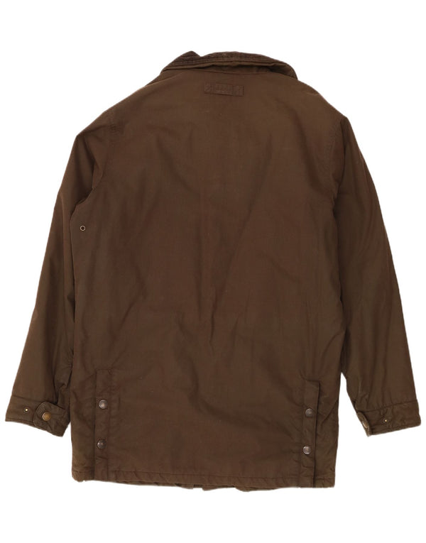 Jaqueta masculina de algodão encerado Gant UK 40 grande cáqui
