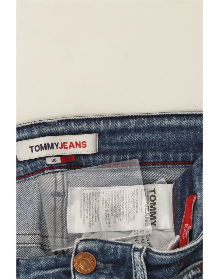 TOMMY HILFIGER Masculino Scanton Slim Jeans W30 L30 Azul Algodão
