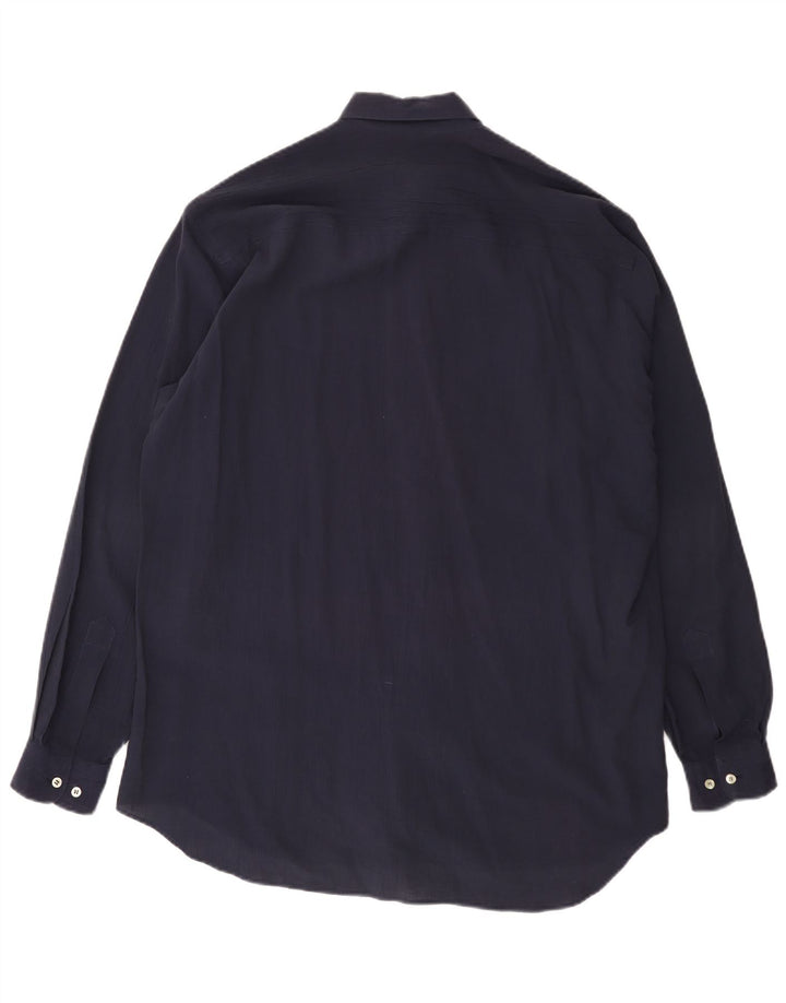 Camisa masculina EMPORIO ARMANI de ajuste solto médio azul marinho