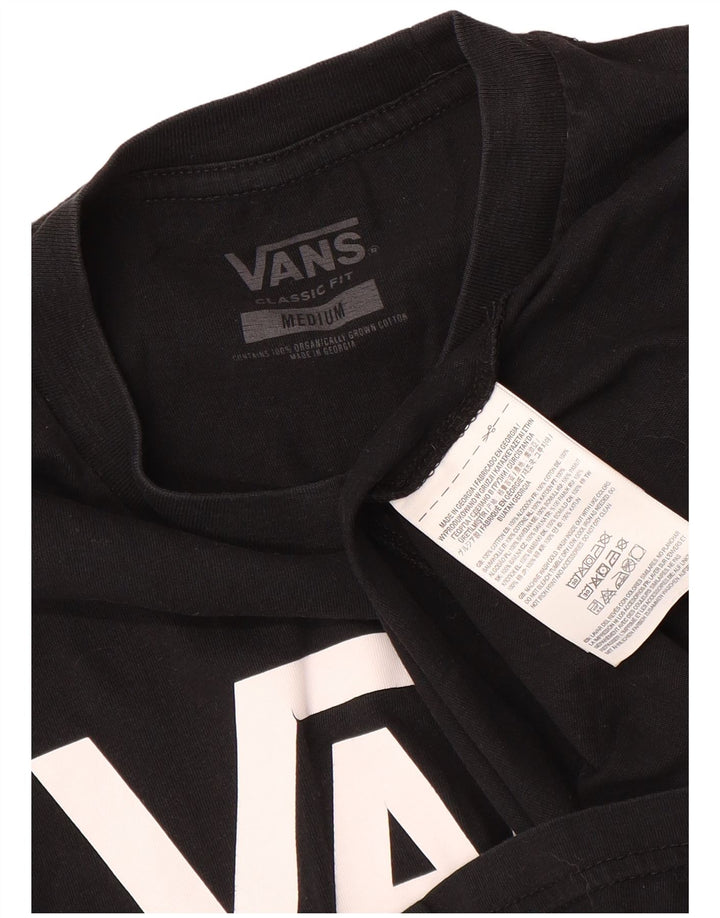 Camiseta Vans Masculina Classic Fit Graphic Top Médio Algodão Preto