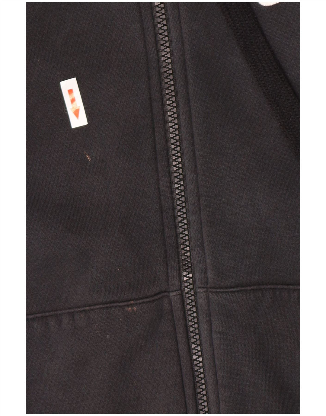 Suéter masculino Nike Air Graphic Zip com capuz grande preto