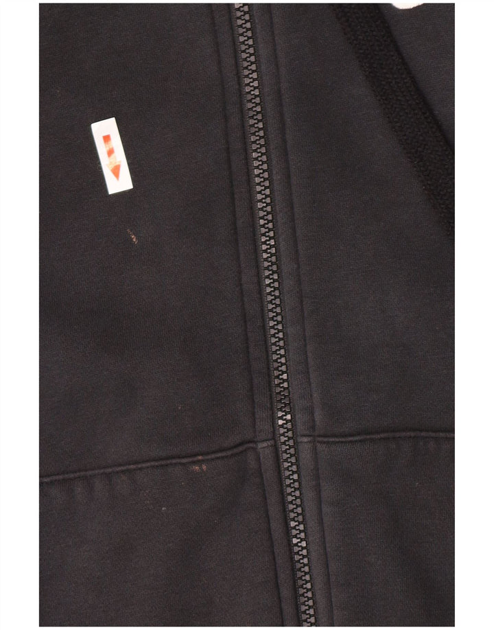 Suéter masculino Nike Air Graphic Zip com capuz grande preto
