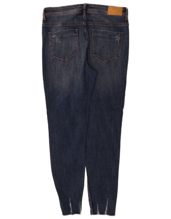 Calça jeans skinny feminina Zara EU 40 médio W30 L28 algodão azul