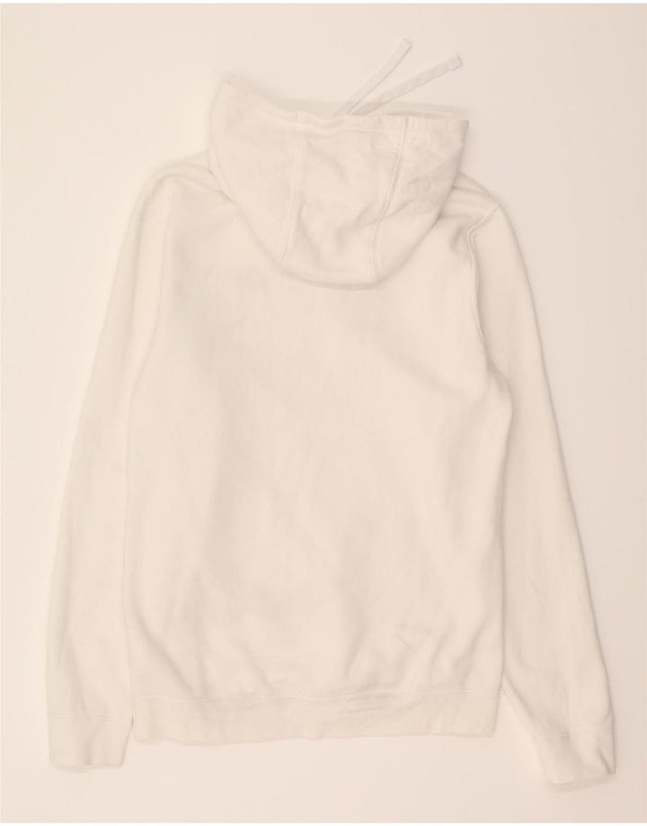 NIKE Mens Hoodie Jumper Small White Cotton Vintage Nike and Second-Hand Nike from Messina Hembry 