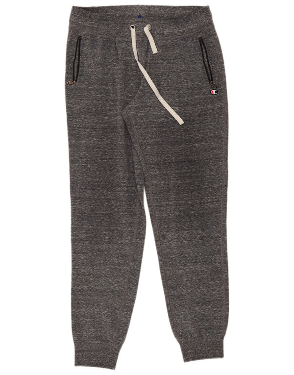 Calça de treino feminina Champion Joggers UK 18 XL cinza manchado