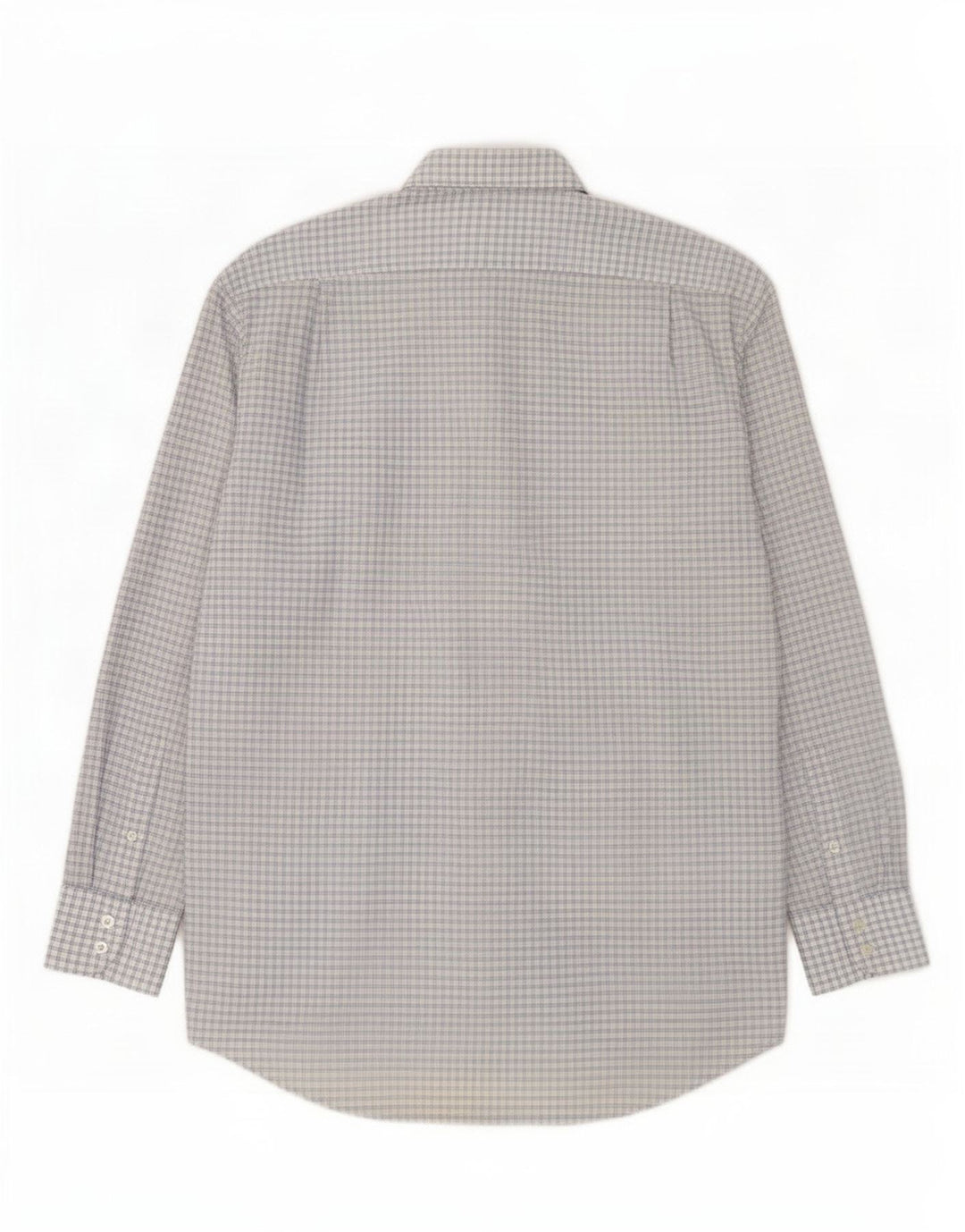 Camisa masculina Lacoste tamanho 42 grande algodão xadrez azul