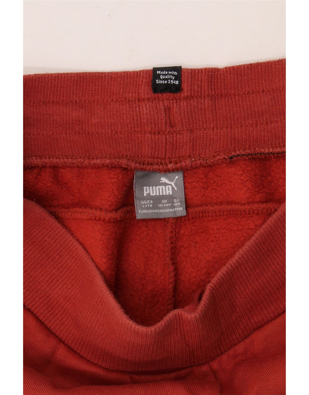 Calças de treino Puma Boys Joggers 13-14 anos vermelho