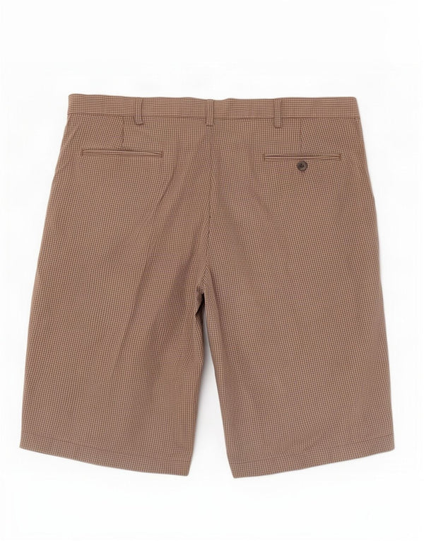 Shorts masculino Marks & Spencer Blue Harbor Chino W40 XL cáqui algodão guingão