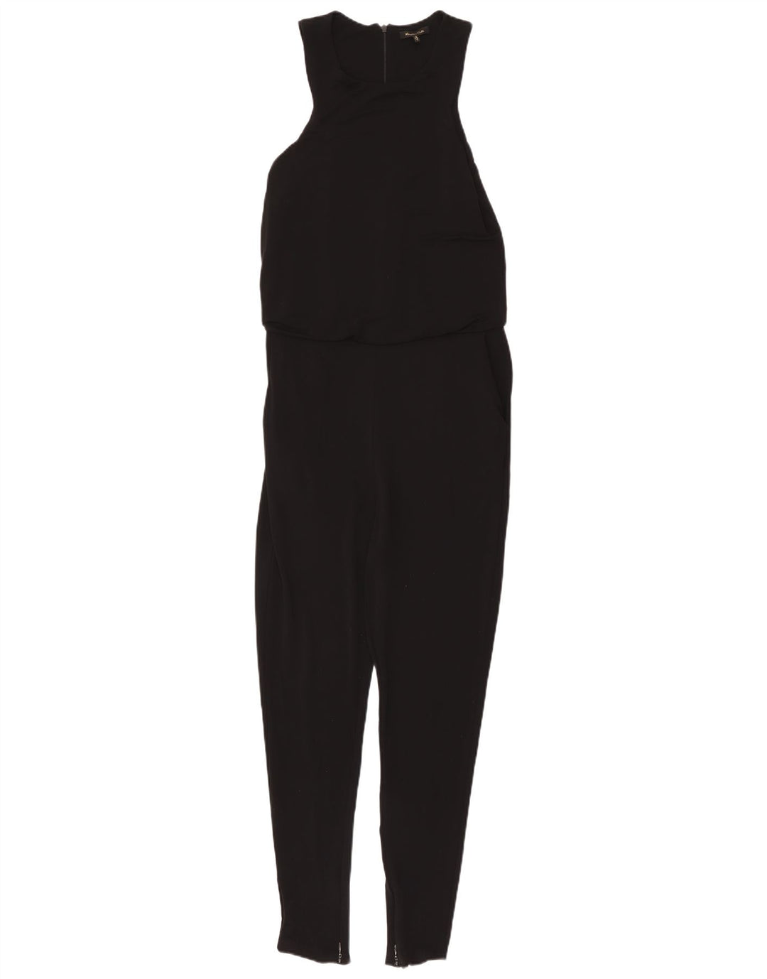 Macacão feminino sem mangas Massimo Dutti UK 10 pequeno preto
